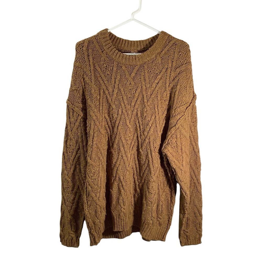 Free People Cable Chunky Knit Sweater